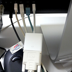 iMacのMiniDisplayPort（クリックで拡大します）